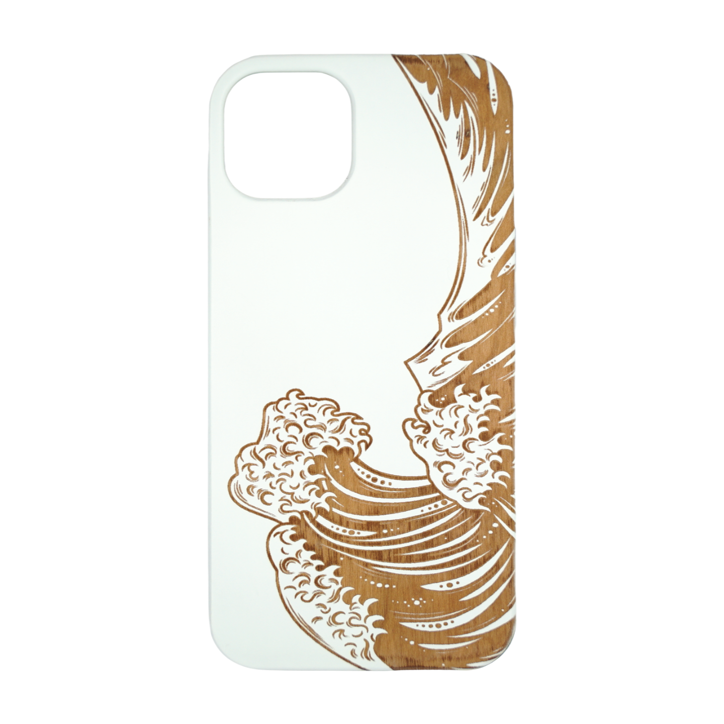 Ocean Wave Wooden iPhone Case
