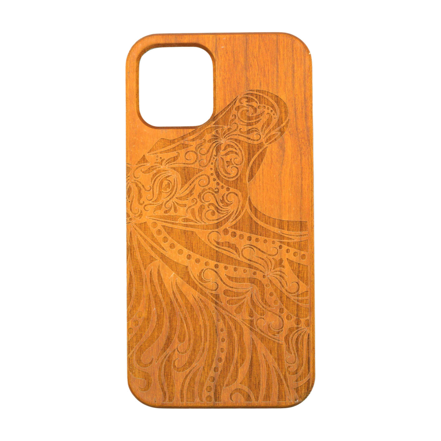 Horse Engraved Wooden Case